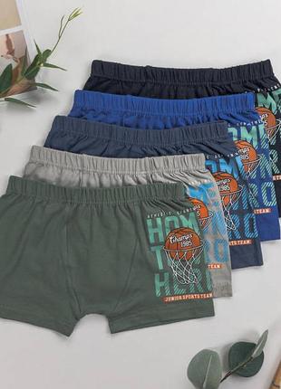 Трусы детские на мальчика набор 5 штук nicoletta