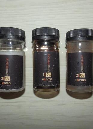 Набор для кератинового выпрямления honma tokyo coffee premium all liss 3х 75мл 1 / 2 / 3