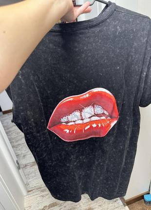 Футболка alexander wang серая серая серая