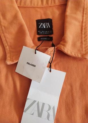 Zara новая коттоновая куртка рубашка, лимитированная серия3 фото