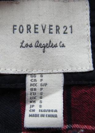 Укороченная фланелевая рубашка от forever 214 фото