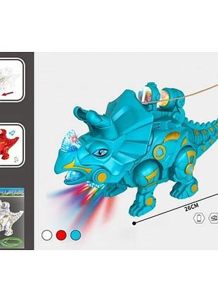 Игрушка музыкальная динозавр 5965 3 цвета микс мир. пакет. 26*8 5*13 5см