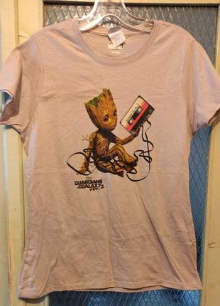 Размер м новая футболка майка черная из европы guardians of the galaxy