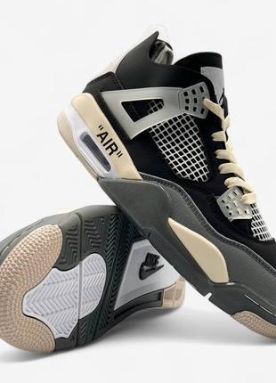 Jordan 4 off white black4 фото