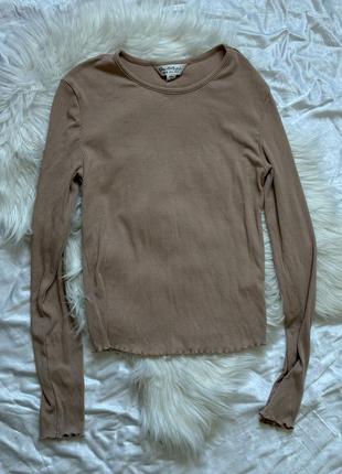 Кроп топ с рукавом