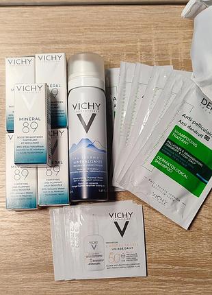 Топ пробники vichy 20 шт + фирменная кометичка