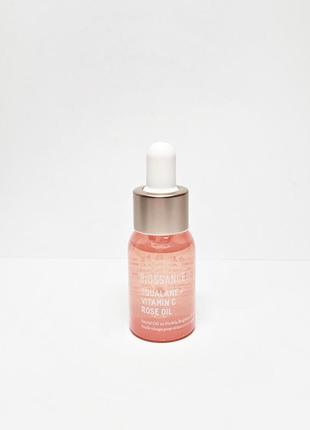 Розовое масло для лица со скваланом и витамином с biossance squalane + vitamin c rose oil