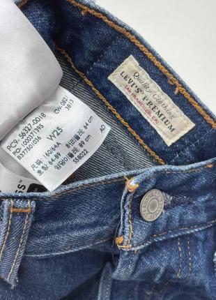 Жіночі джинсові шорти levi’s premium 501 оригінал мом6 фото