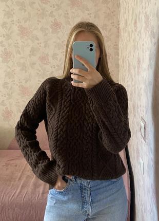 Вʼязаний светр  с косами polo ralph lauren