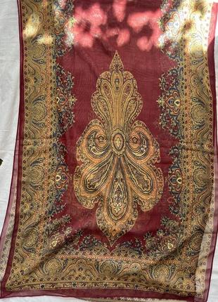 Легенький шарф 🧣 з орнаментом узором розпродаж акція