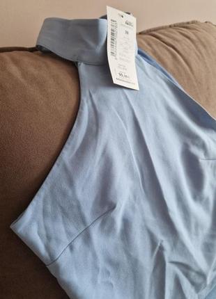 Платье голубое defacto 3