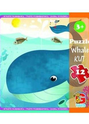 Пазли "в океані", (кит), 12 елементів