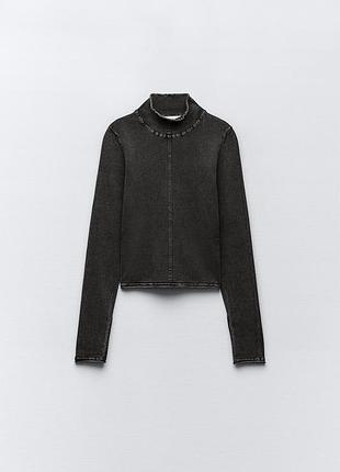 В наявності в'язана кофта, гольф з мармурним ефектом acid wash