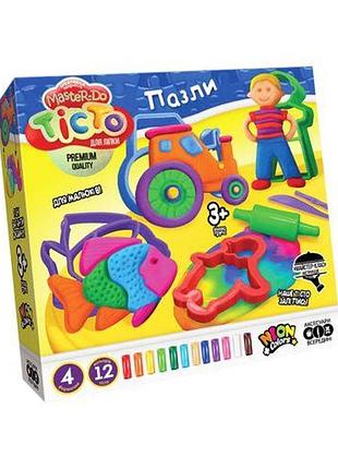 Тесто для лепки "master-do: пазлы" (укр)