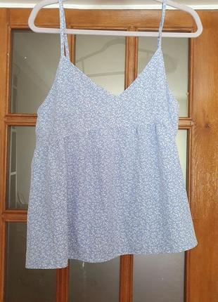 Летящая майка блузка