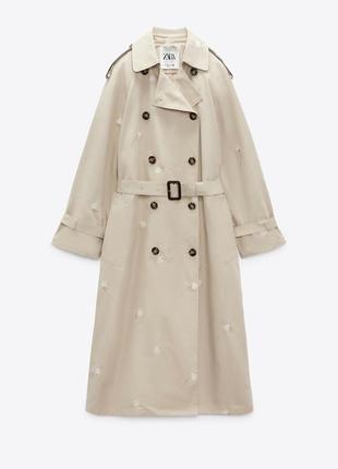 Тренч плащ zara
