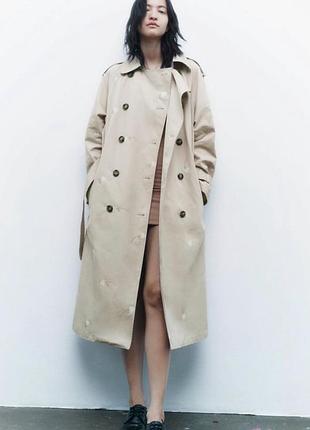 Тренч плащ zara 6