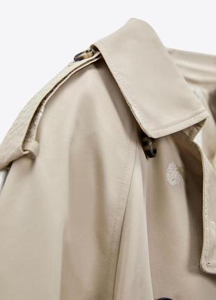 Тренч плащ zara 4