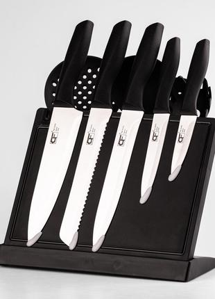 Набор кухонных принадлежностей 9 предметов (наборы кухонных ножей и лопаток)