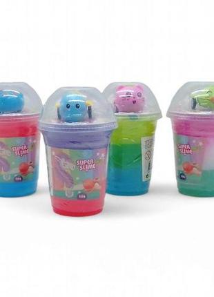 Слайм-лизун трехслойный, с инерционной машинкой