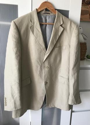 Піджак лляний р. l-xl  taylor and wright