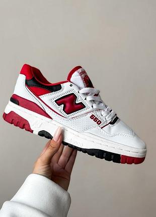 Кросівки new balance 550 white/red