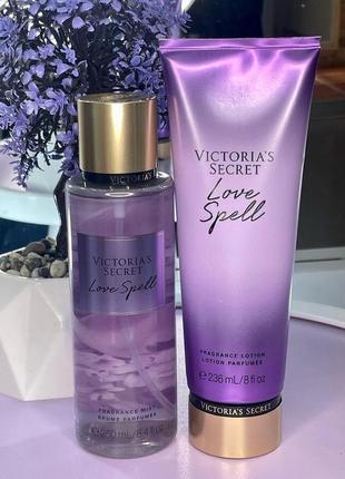Мист спрей виктория секрет набор лосьон выктория сикрет victoria’s secret vs love spell
