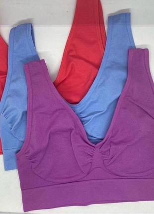 Набор бюстгальтеров топов 3 шт - l размер