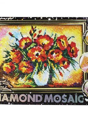 Алмазна мозаїка "diamond mosaic. маки"