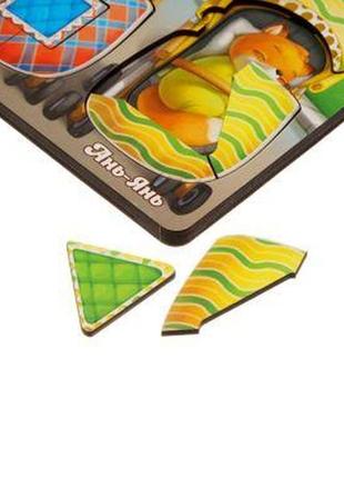 Сортер-вкладиш "звірі у колясках" 3