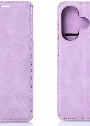 Чехол книжка магнит xiaomi redmi 13 лавандовый прошита
