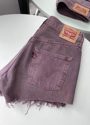 Жіночі джинсові шорти levi’s 501 оригінал мом