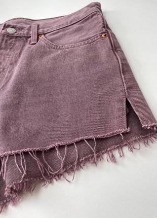 Жіночі джинсові шорти levi’s 501 оригінал мом4 фото