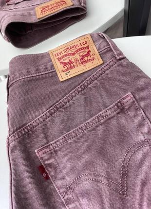 Жіночі джинсові шорти levi’s 501 оригінал мом6 фото