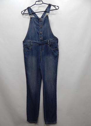 Женский джинсовый комбинезон cat&jack ukr р.40-42 eur 34 030glk (только в указанном размере, только 1 шт)