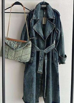 Джинсовый тренч balenciaga
