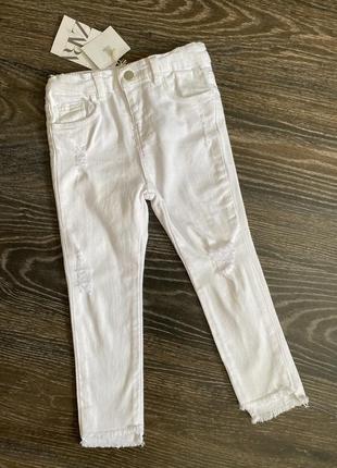Нові джинси від zara, розмір 2/3 роки (98см)