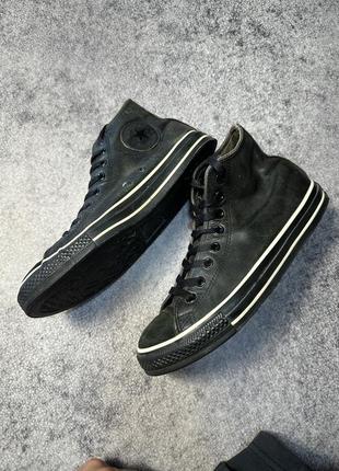 Кожаные кеды кроссовки converse 41р