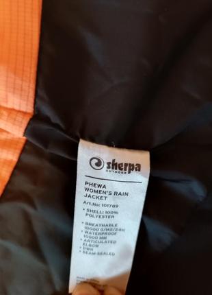 Куртка жіноча трекінгова туристична мембрана sherpa3 фото