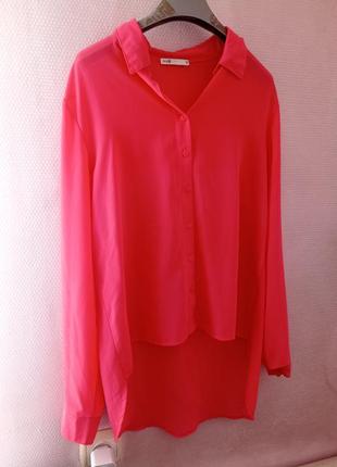 Рубашка-блуза фуксия