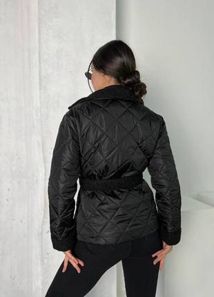 Куртка курточка з поясом демісезонна осінь