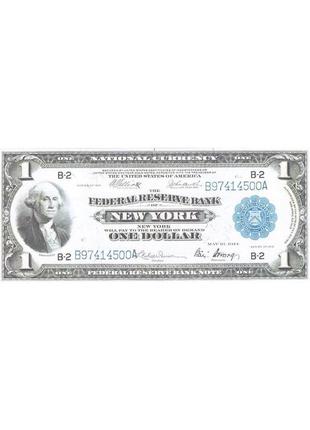 Банкнота сша 10 долларов 1914 г. репринт