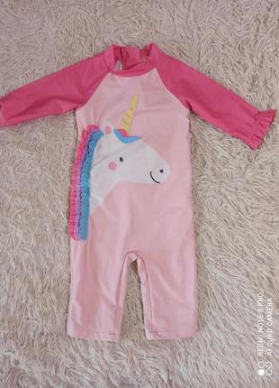 Защитный купальник от солнца сплошной