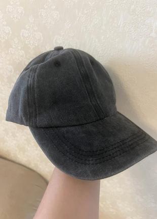 Кепка бейсболка трендовая серая4 фото