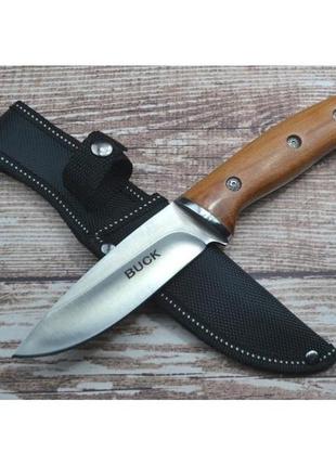 Нож финка (финский) охотничий с деревянной ручкой, толстий и надежный клинок4 фото
