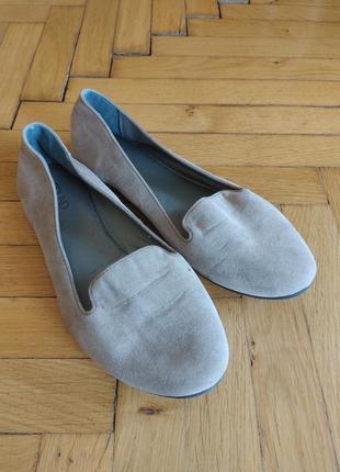 Серые балетки