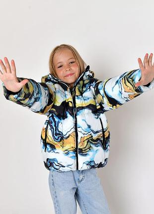 Пуховая куртка для девушек 6-16 лет 6