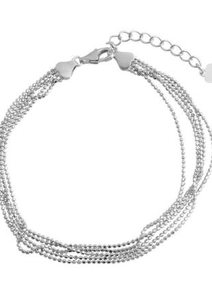 Серебряный браслет silverthin с без камней, вес изделия 4,57 гр (2080275) 1720 размер