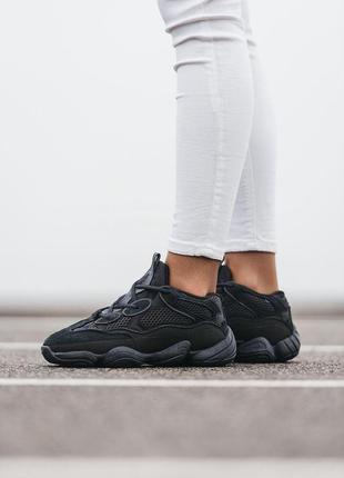 Чоловічі кросівки adidas yeezy boost 500 black 40-41-42-43-442 фото