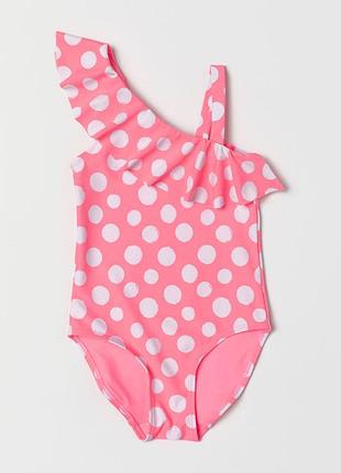 Купальник цельный для девочки оригинал h&m